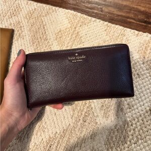 Kate Spade Dark Brown Leather Wallet